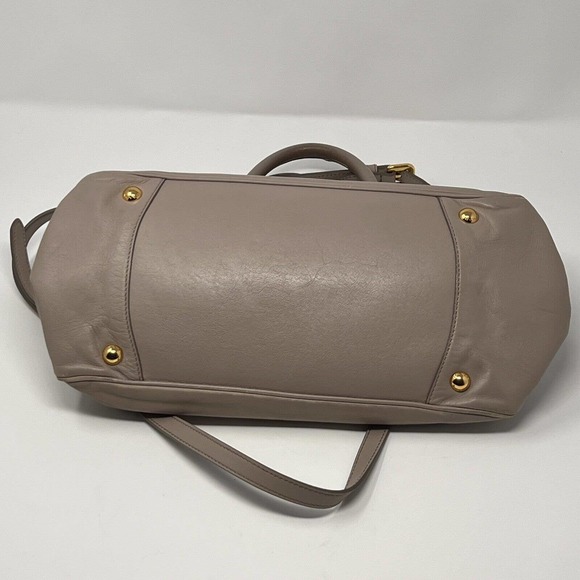 Authentic Prada Hand Bag Satchel Calf Leather 2237218 - Picture 14 of 16